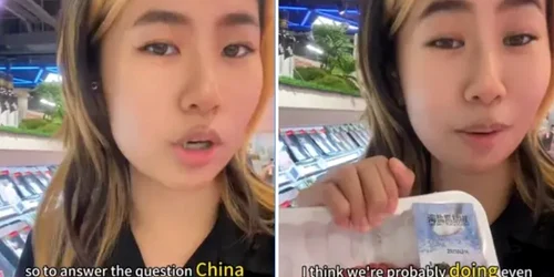 Emily arată cum s a adaptat China la tarifele americane Foto Captură video TikTok jpg