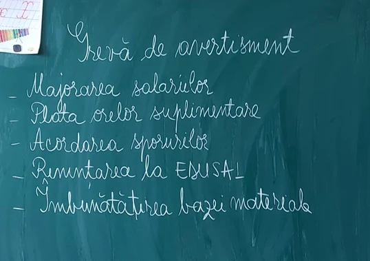 Prima întâlnire cu sindicatele nu a avut rezultatul dorit de dascăli FOTO: Adevărul