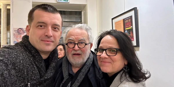Andrei Novac, George Banu si Iulia Badea Guéritée jpg