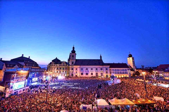 Media Music Awards se desfăşoară în data de 3 septembrie, în Piaţa Mare din SibiuFoto: MMA