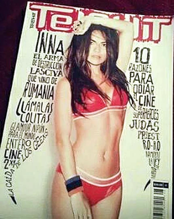 Inna apare în august pe coperta revistei ”Tele Hit” din Mexic