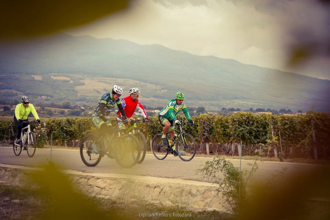 Pasionații de cicloturism au fost invitați să descopere farmecul viei și vinului