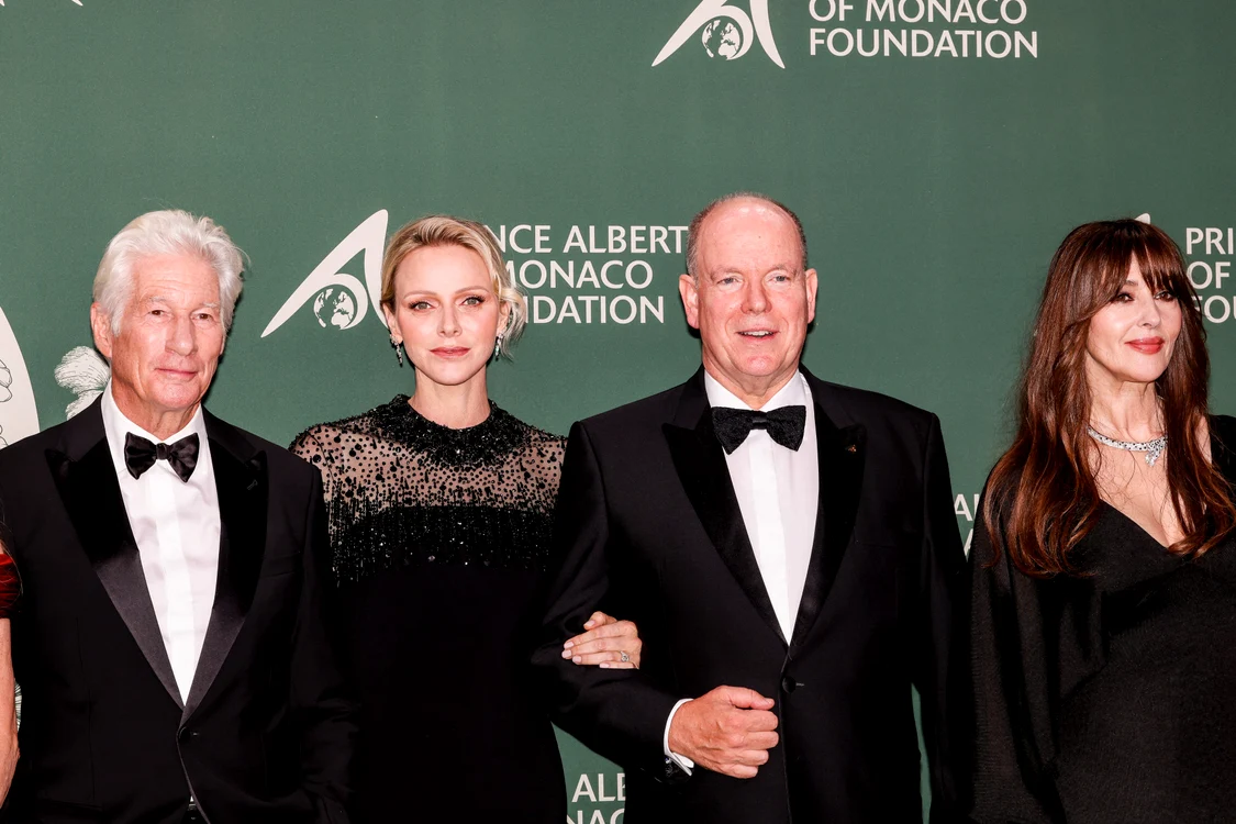 Prințul Albert al II lea de Monaco și Prințesa Charlene cu Richard Gere, Profimedia (1) jpg