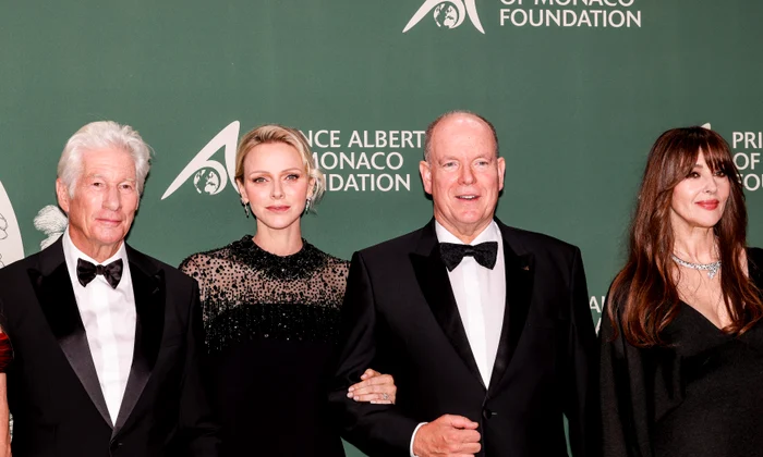 Prințul Albert al II lea de Monaco și Prințesa Charlene cu Richard Gere, Profimedia (1) jpg
