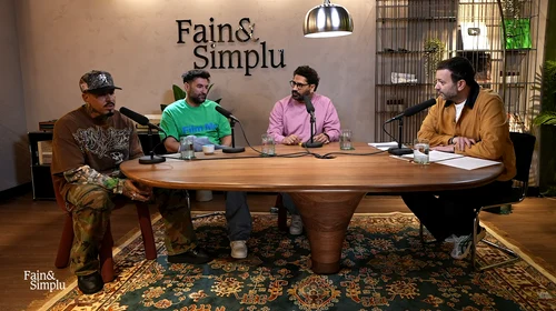 Alex Velea, Smiley și Connect R la podcastul „Fain și simplu” al lui Mihai Morar. FOTO: captură de ecran