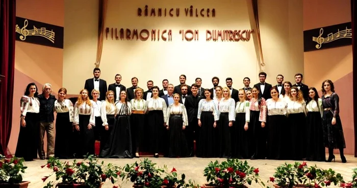 Corul Regal în ii vâlcene într-un concert din Capitalele Unirii Foto Bogdan Boari