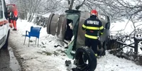 Opt persoane, dintre care cinci copii, rănite într-un accident rutier în județul Argeș FOTO Facebook/Pitești24