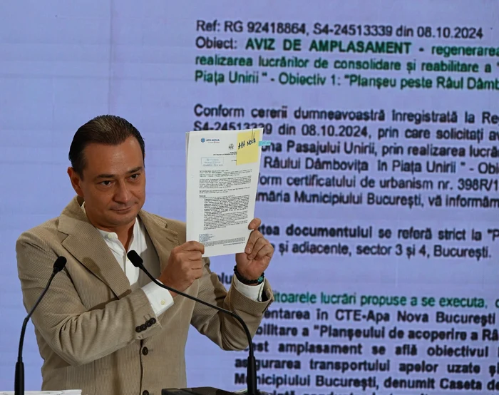 Daniel Băluță spune că nu lipseşte decât semnătura lui Nicuşor Dan. Foto: Primaria Sectorului 4