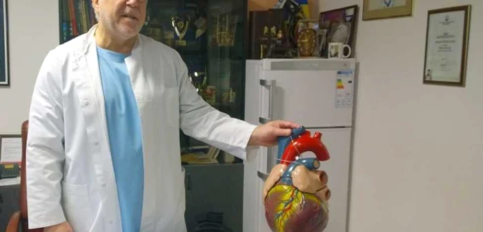Marian Gaşpar, şeful secţiei de Chirurgie Cardiovasculară din cadrul Institutului de Boli Cardiovasculare Timişoara FOTO Daniel Dancea