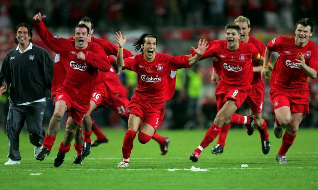 Liverpool a reuşit o revenire incredibilă în finala din 2005 cu AC Milan FOTO: talksport.com
