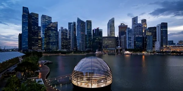 Apple Marina Bay Sands foto via Apple
