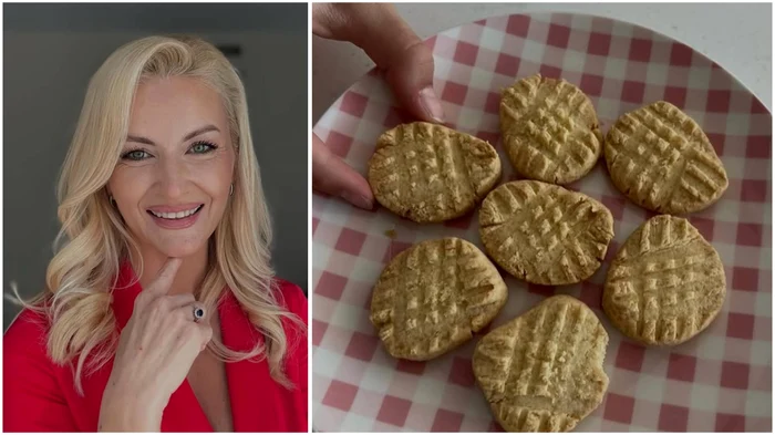 Elwira Petre oferă rețeta biscuiților de casă - Foto: colaj Click! (Instagram)