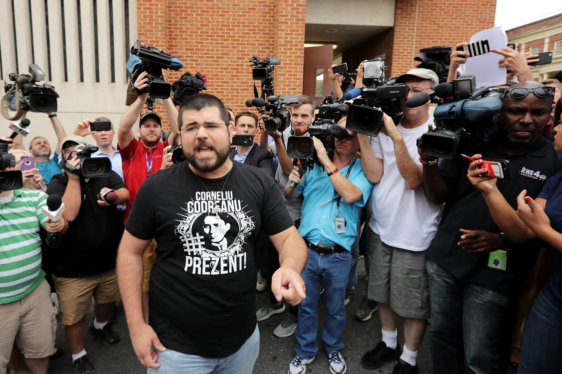 Matthew Heimbach, un adept al supramatiei albe si admirator al lui Corneliu Zelea Codreanu FOTO Guliver / Getty Images / Chip Somodevilla