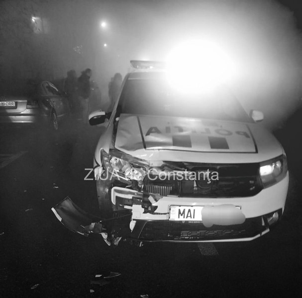 Pieton lovit de mașina Poliției în noaptea de Revelion, în Constanța. Autospeciala nu avea semnalele acustice și luminoase în funcțiune