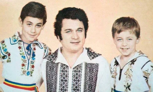 Ion Dolănescu, alături de cei doi fii ai lui, Ionuț și Dragoș Dolănescu