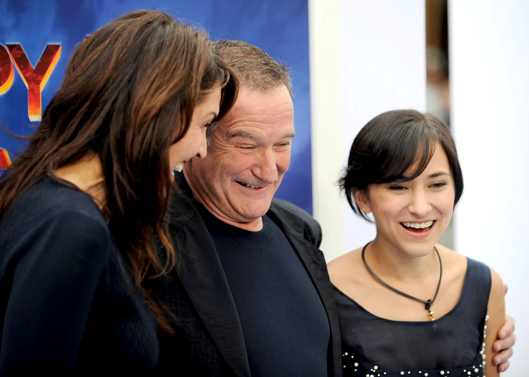 
    Robin Williams, alături de soţia şi de fiica lui, Zelda  