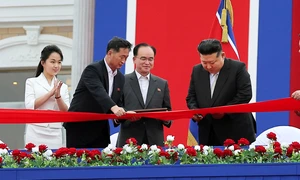 kim jong un inaugurare complex balnear foto x jpeg