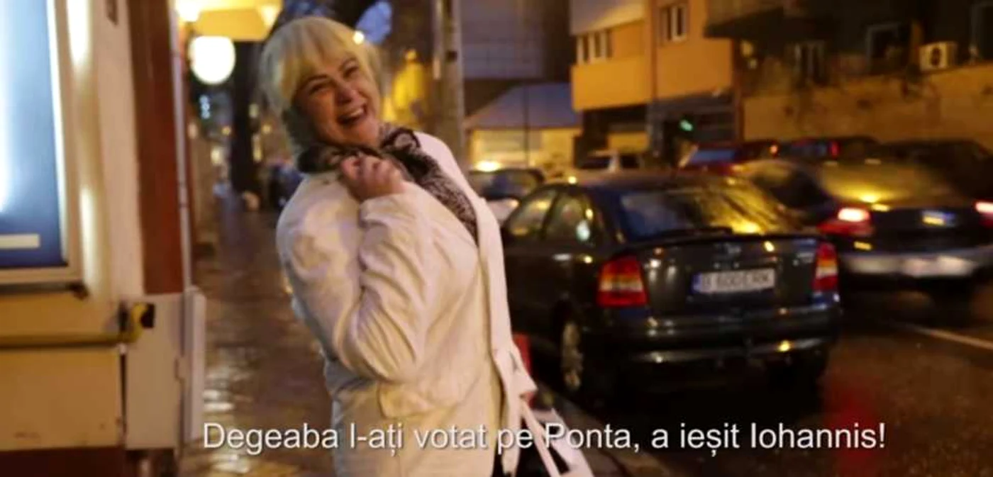 Captură din clipul semnat #puiemonta
