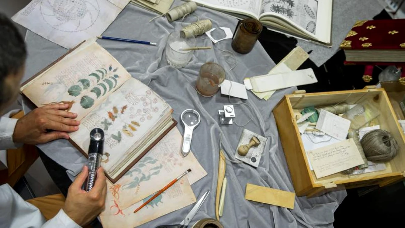 Manuscrisul lui Voynich                                                     FOTO: AFP