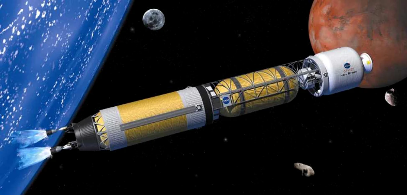 Proiectul unei rachete cu propulsie nucleară. FOTO NASA