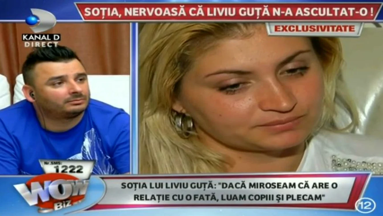 Liviu Guţă nu şi-a văzut soţia de când a debutat acest scandal