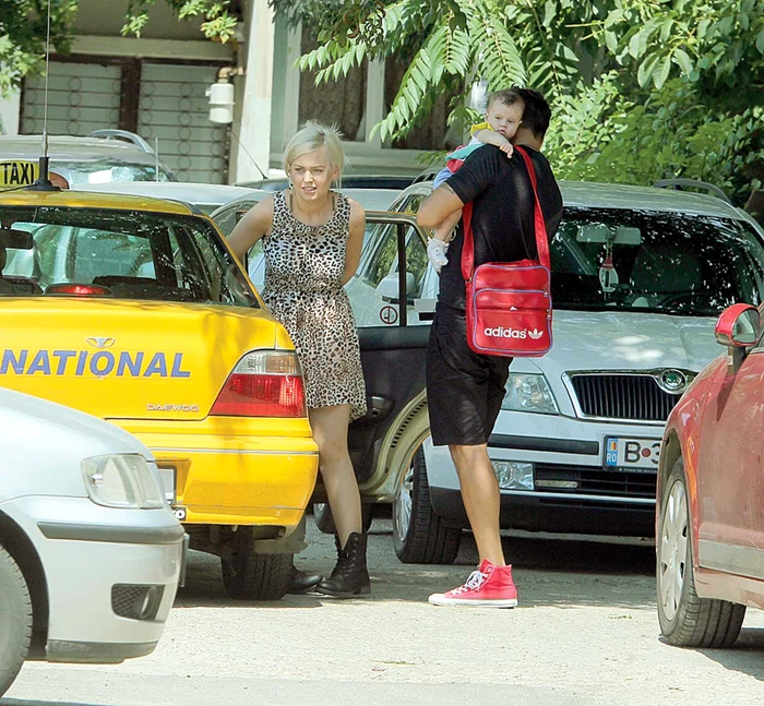 În maşină se afla şi soţia lui, solista Misha