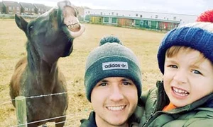 24 pe glob foto3 6col 260 mpm horse photobomb10 jpeg