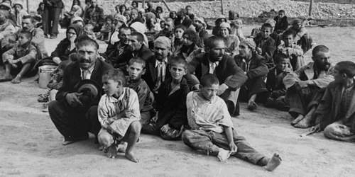 Romani prisoners at Belzec labor camp jpg