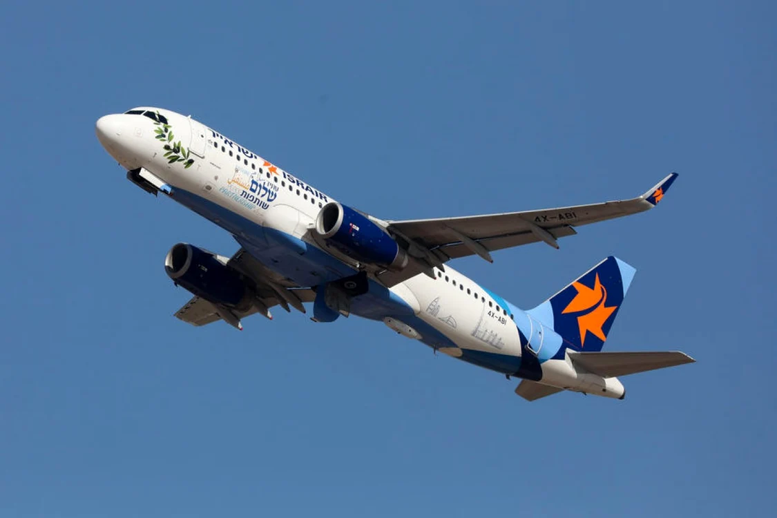 Avion al companiei Israir FOTO EPA-EFE