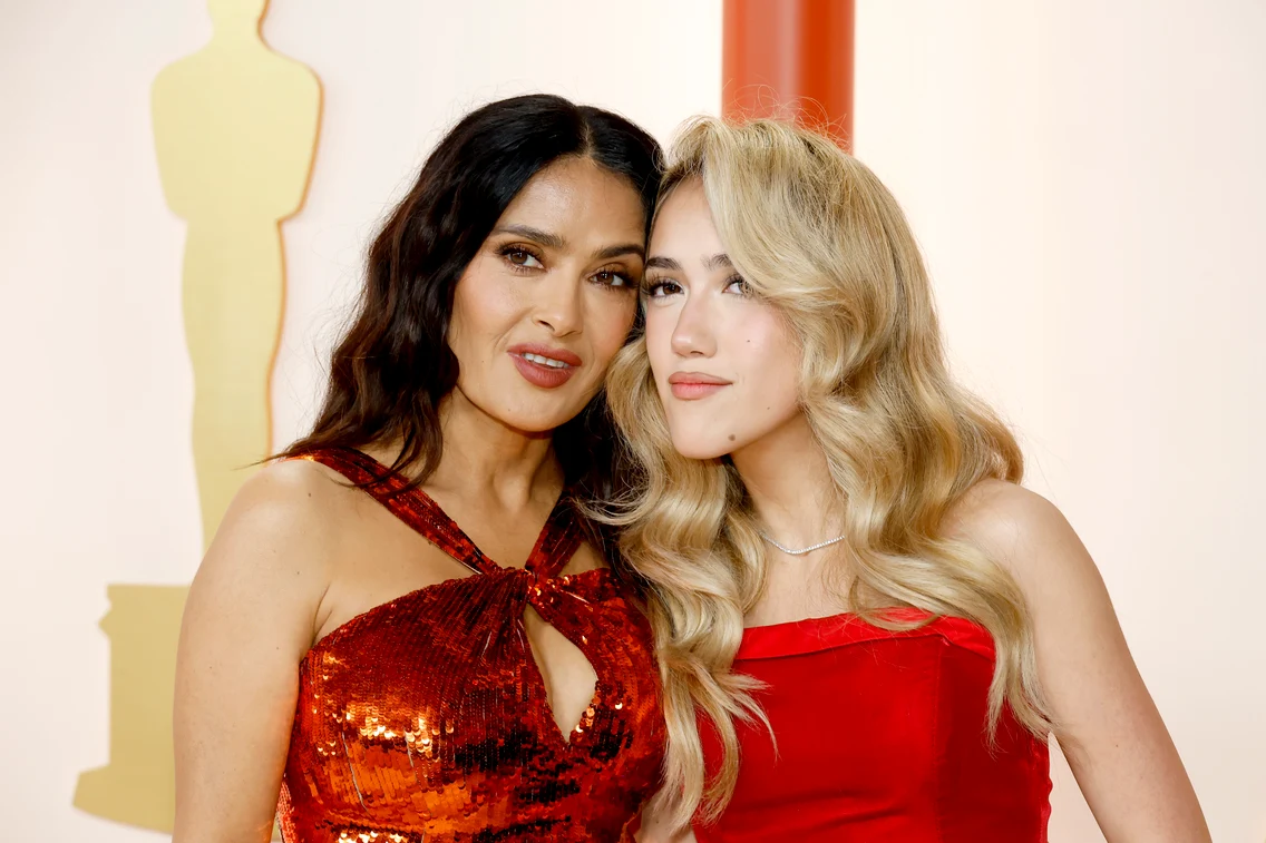 Salma Hayek și Valentina Paloma Pinault la Oscaruri