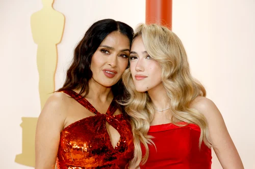 Salma Hayek și Valentina Paloma Pinault la Oscaruri