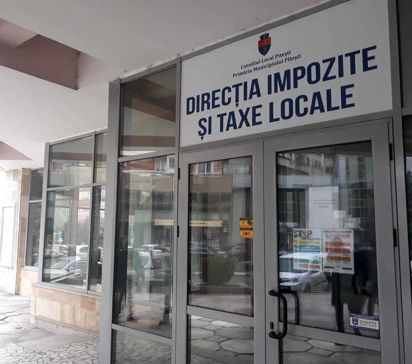 Reducerea de 10% pentru plata impozitelor se acordă până la data de 31 martie Foto: Primăria Pitești