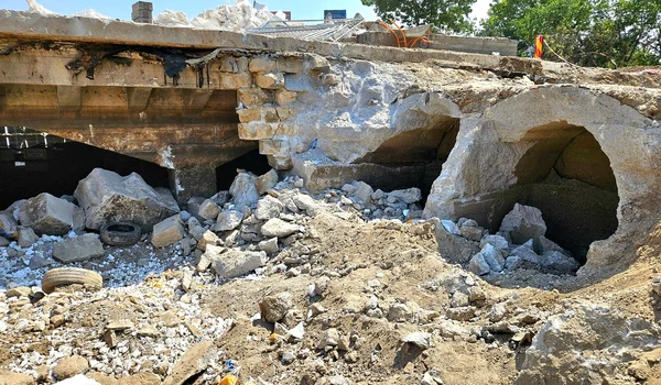 Lucrări de refacere a Planșeului Unirii (© Facebook / Primaria Sectorului 4)