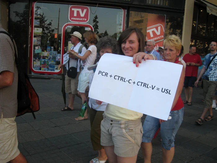 Protest la Timișoara