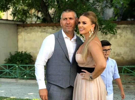 Marcela Fota și regretatul ei soț
