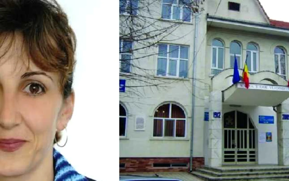 Lidia Petcan - director Şcoala Gimnazială Tudor Vladimirescu Drăgăşani Foto FB Lidia Petcan