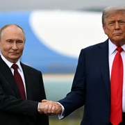 Donald Trump și Putin in Alaska FOTO AFP 