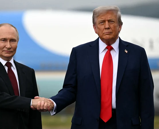 Donald Trump și Putin in Alaska FOTO AFP 