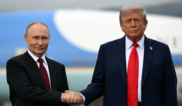 Donald Trump și Putin in Alaska FOTO AFP 