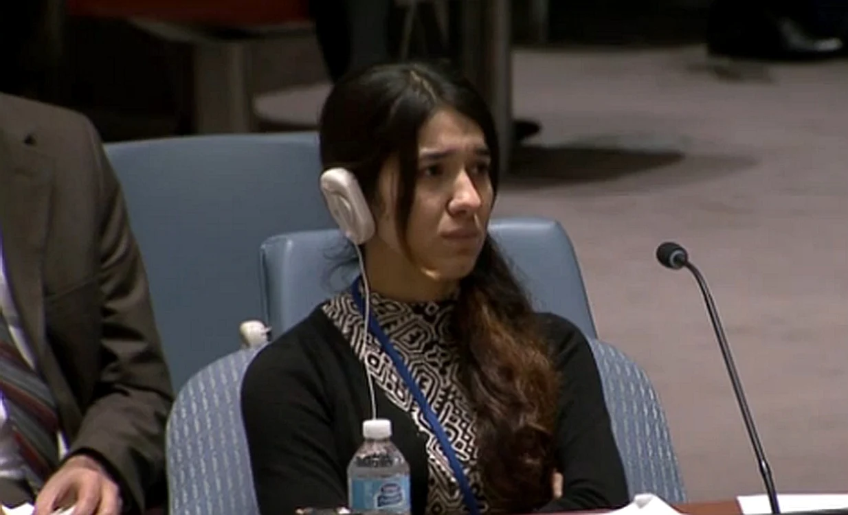 
    Nadia Murad Basee Taha (21 de ani)foto: captură video  