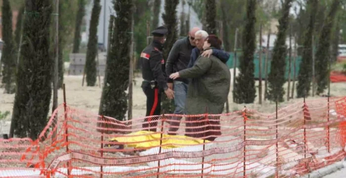 Una dintre victimele vijeliei din Taranto. FOTO: ANSA