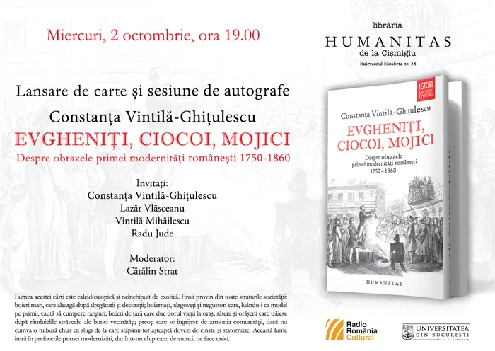 Lansare de carte: "Evgheniţi, ciocoi, mojici" jpeg