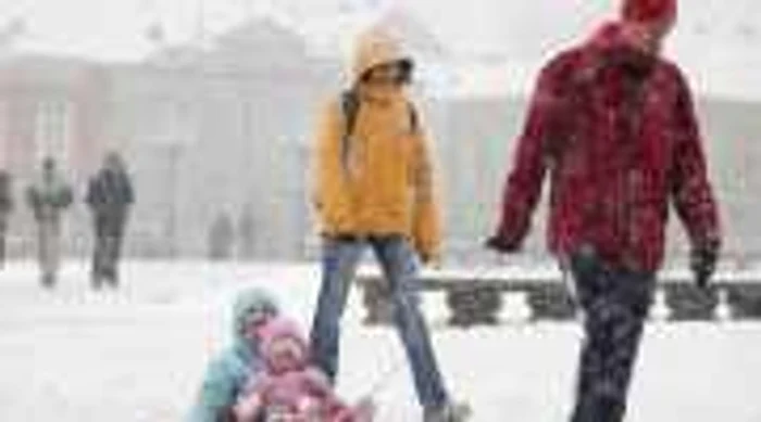 Timişorenii îşi amintesc cu plăcere de zăpezile de altădată