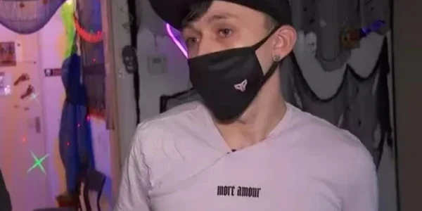 David Manzheley organizatorul petrecerii gay de la Bruxelles FOTO VTM via 7sur7.be