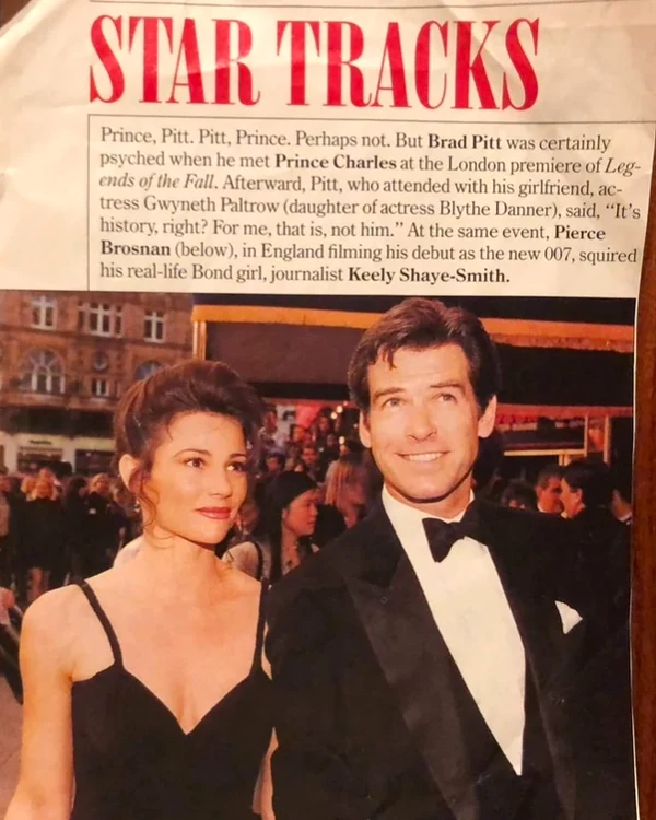 Pierce Brosnan și soția sa Keeley Shaye în tinerețe, Instagram (6) jpg