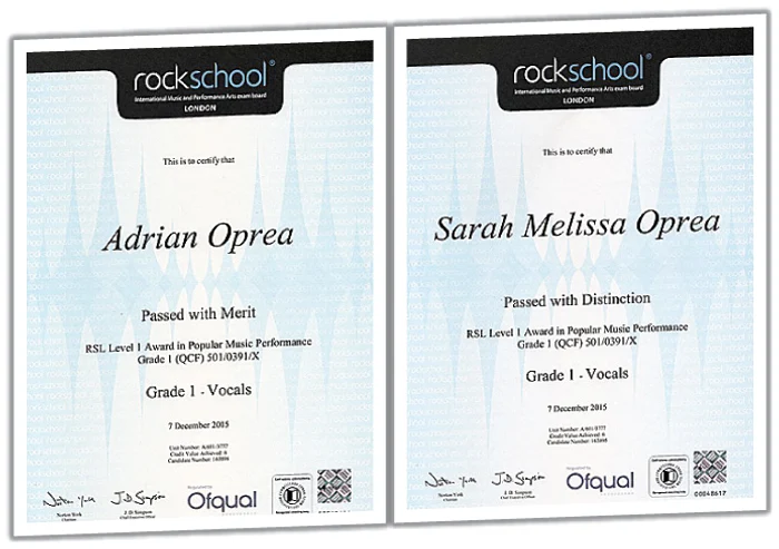 Melissa şi Adrian au făcut deja nişte cursuri de canto, în Anglia