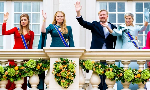 Regele Willem Alexander, Regina Maxima, Prințesele Amalia și Alexia Foto Profimedia (1) jpg