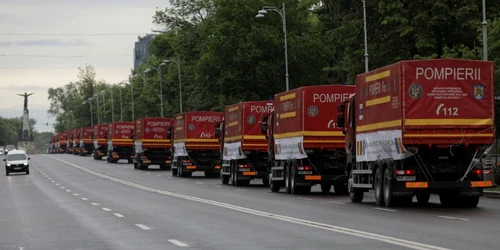 Camioane cu Ajutoare pentru republica Moldova FOTO Inquam Photos / Octav Ganea
