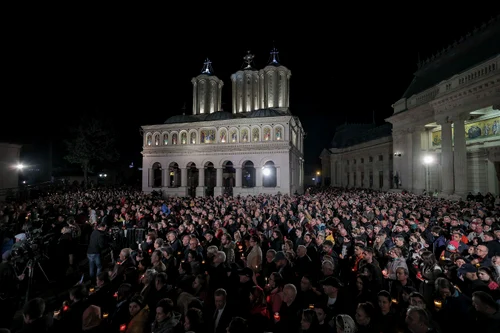 Slujba de Înviere de la Catedrala Patriarhală din București 16 aprilie 2023 FOTO Inquam Photos Alexandru Busca  (7) jpg