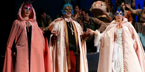 Imagini din spectacolul Don Giovanni. FOTO: Opera Naţională Română din Timişoara